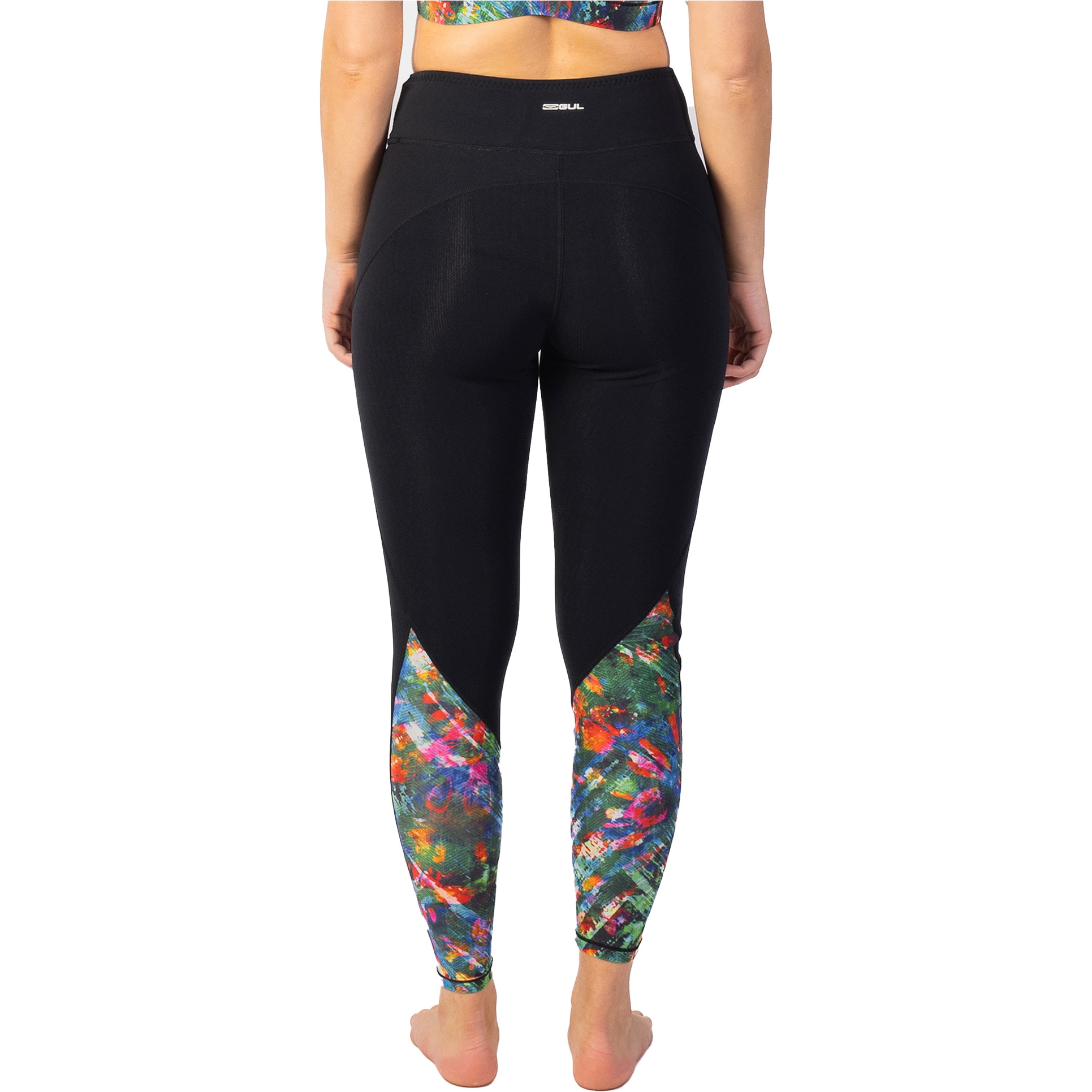 2025 Gul Leggings Luna7 Sup Donna La8301-c1 - Nero / Jungle